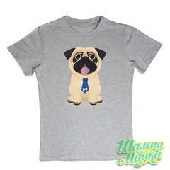 собака, dog, Мопс, галстук